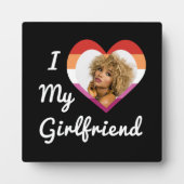 Ich Liebe meine Freundin Lesbian Prix Custom Foto Fotoplatte (Vorderseite)