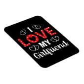 Ich Liebe meine Freundin Magnet (Rechte Seite)