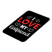 Ich Liebe meine Freundin Magnet (Linke Seite)