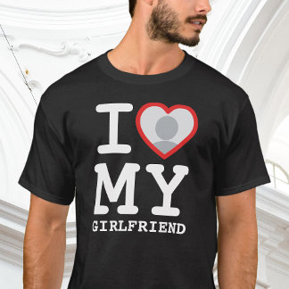 Ich Liebe meine Freundin mehr als je Foto T - Shir T-Shirt