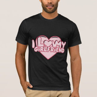 Ich Liebe Meine Freundin Minimalistische Ästhetisc T-Shirt