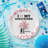 Ich Liebe meine Freundin Pappteller (Party)