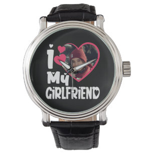 Ich Liebe Meine Freundin Personalisiert Foto Armbanduhr