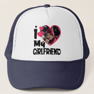 Ich Liebe Meine Freundin Personalisiert Foto Truckerkappe