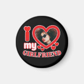 Ich Liebe Meine Freundin Personalisiert Magnet (Vorne)