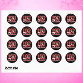 Ich Liebe Meine Freundin Personalisiert Runder Aufkleber