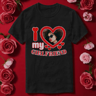 Ich Liebe Meine Freundin Personalisiert T-Shirt