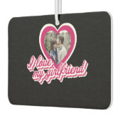 Ich Liebe Meine Freundin Personalisiertes Foto Autolufterfrischer (Links)