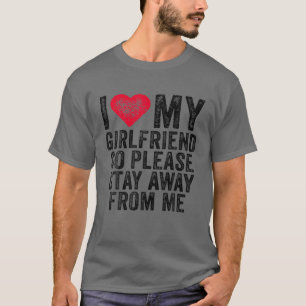 Ich Liebe meine Freundin Red Heart, also Bleibe bi T-Shirt