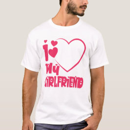 Ich Liebe meine Freundin Red Heart Custom T-Shirt