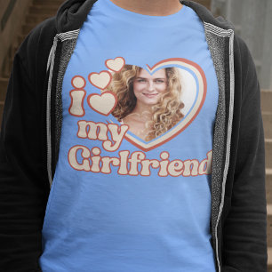 Ich liebe meine Freundin Retro T-Shirt