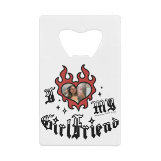 Ich liebe meine Freundin - Rot - DingusDesign Geldbeutel Flaschenöffner