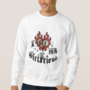 Ich liebe meine Freundin - Rot - DingusDesign Sweatshirt