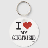 Ich Liebe meine Freundin Schlüsselanhänger (Vorderseite)