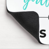 Ich Liebe meine Freundin so schwarz Mousepad (Ecke)