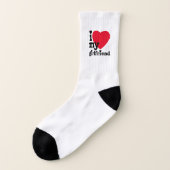 Ich Liebe meine Freundin Socken (Links - Außen)