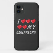 Ich Liebe meine Freundin T - Shirt Case-Mate iPhone Hülle (Rückseite)