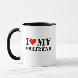 Ich liebe meine Freundin Tasse – Romantisches Gesc