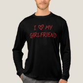 Ich liebe meine Freundin Tri-Blend Shirt (Vorderseite)