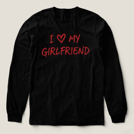 Ich liebe meine Freundin Tri-Blend Shirt (Design Vorderseite)