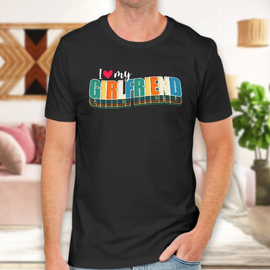 Ich Liebe meine Freundin, Valentinstag T - Shirt