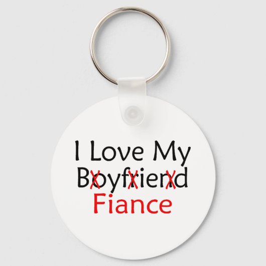 Ich Liebe Meine Freundin Verlobte Schlüsselanhänger (Vorderseite)