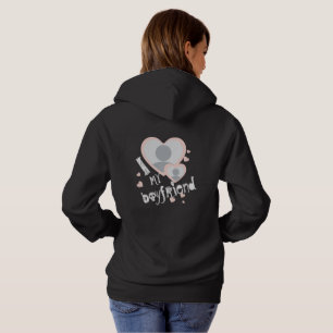 Ich Liebe meine Freundin vorne und hinten niedlich Hoodie