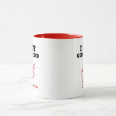 Ich Liebe meine Freundin zwei Töne Tasse (Zentrum)