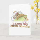 Ich Liebe meine Geburtsmutter Karte (Gelbe Blume)