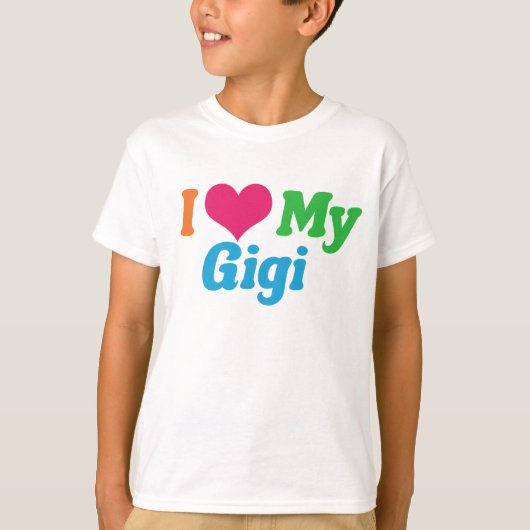 Ich Liebe meine Gigi-Kinder T-Shirt (Vorderseite)