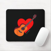 Ich liebe meine Gitarre neuer Schüler Mousepad (Mit Mouse)