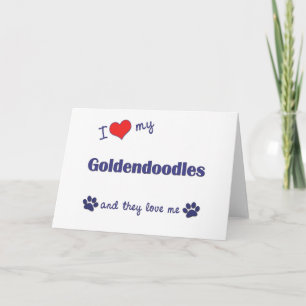 Ich Liebe meine Goldendoodles (mehrere Hunde)