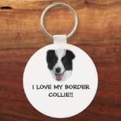 ICH LIEBE MEINE GRENZKALTE!! Keyring. Schlüsselanhänger (Vorderseite)