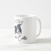 Ich Liebe meine Grenzkollie Kaffeetasse (VorderseiteRechts)