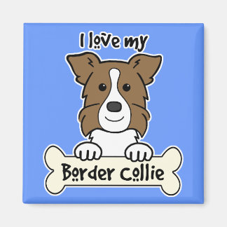 Ich Liebe meine Grenzkollie Magnet