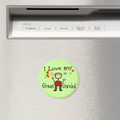 Ich Liebe meine große Großmutter Magnet (In Situ (Geschirrspüler))