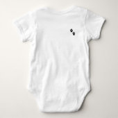 Ich Liebe meine große Schwester Golden Retriever D Baby Strampler (Rückseite)