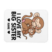 Ich Liebe meine große Schwester Magnet (Horizontal)