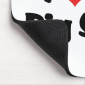 Ich Liebe meine große Schwester Mousepad (Ecke)