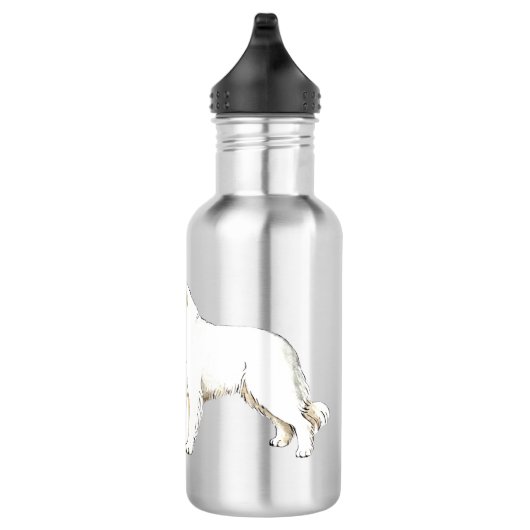 Ich Liebe meine großen Pyrenäen Edelstahlflasche (Rechts)