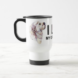 Ich Liebe meine großen Pyrenäen Reisebecher