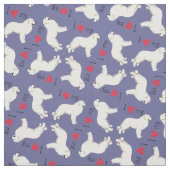 Ich Liebe meine großen Pyrenäen Stoff (Muster)