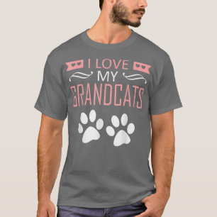 Ich Liebe meine Großkatzen - Katze Lover Granddad T-Shirt