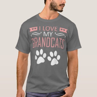 Ich Liebe meine Großkatzen - Katze Lover Granddad  T-Shirt