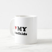 Ich Liebe meine Großkinder Kaffeetasse (Vorderseite Links)