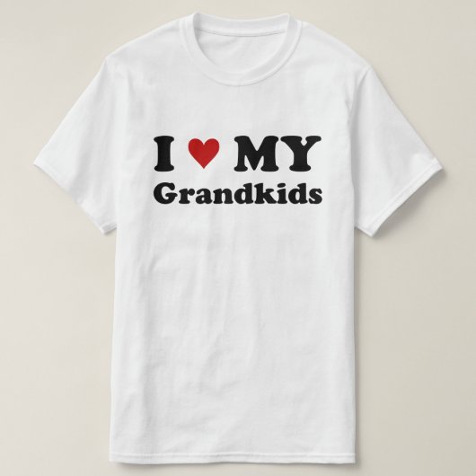 Ich Liebe meine Großkinder T-Shirt (Design vorne)