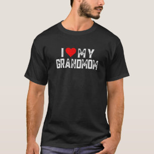 Ich Liebe meine Großmutter Familie, die Herzgroßmu T-Shirt