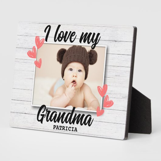 Ich Liebe meine Großmutter Muttertag Fotoplatte (Seite)