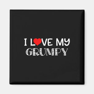 Ich Liebe meine Grumpy T Shirt Väter Tag Großes Ge Magnet