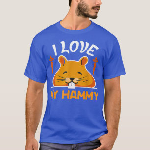 Ich Liebe meine Hammy Funny Hamster Päpste Lover Q T-Shirt